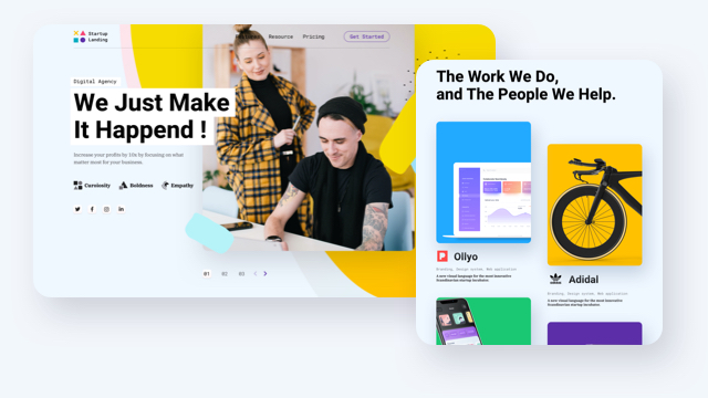Agency Landing Page Design