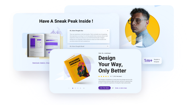 Book Landing Page Design