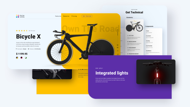 Product Landing Page Design