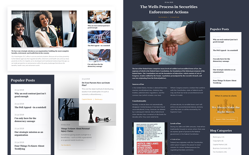 2 Blog Variations