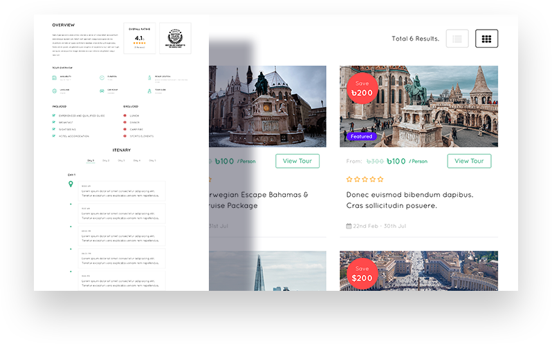 Offer Tour Packages
