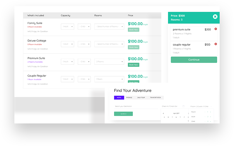 Powered by SP Booking Component