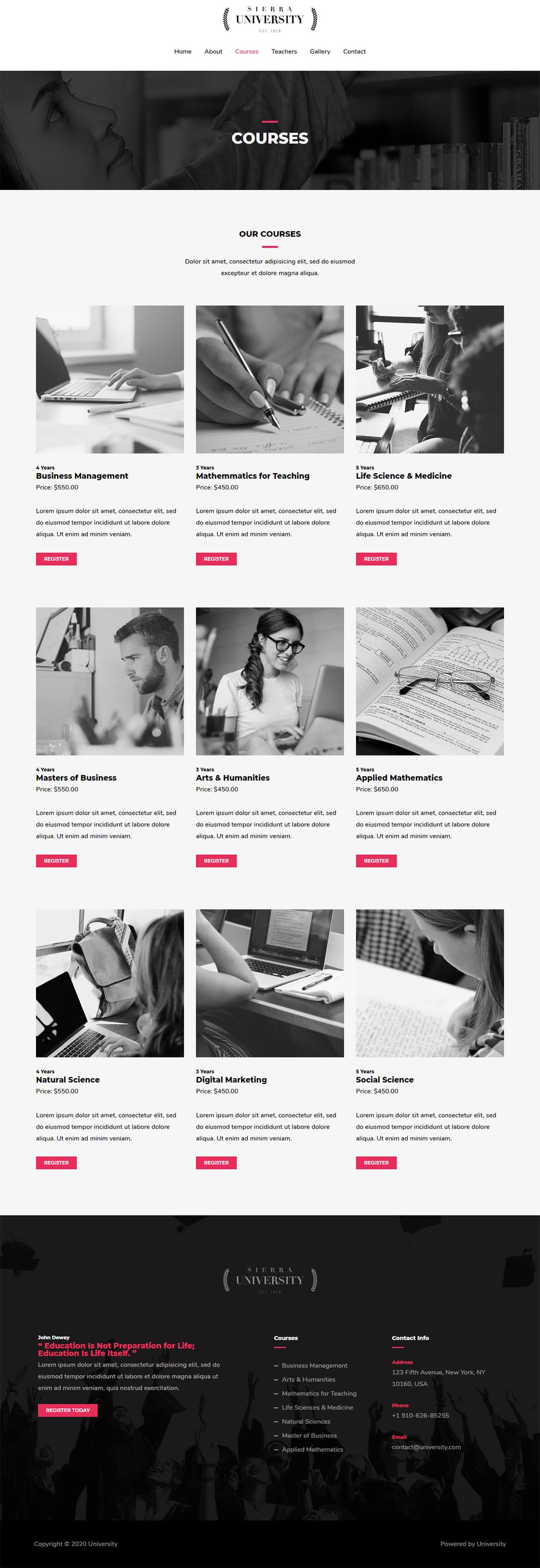 Courses
