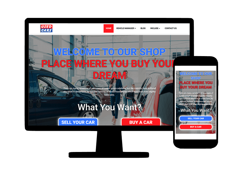 Used Cars - Automotive Joomla Template