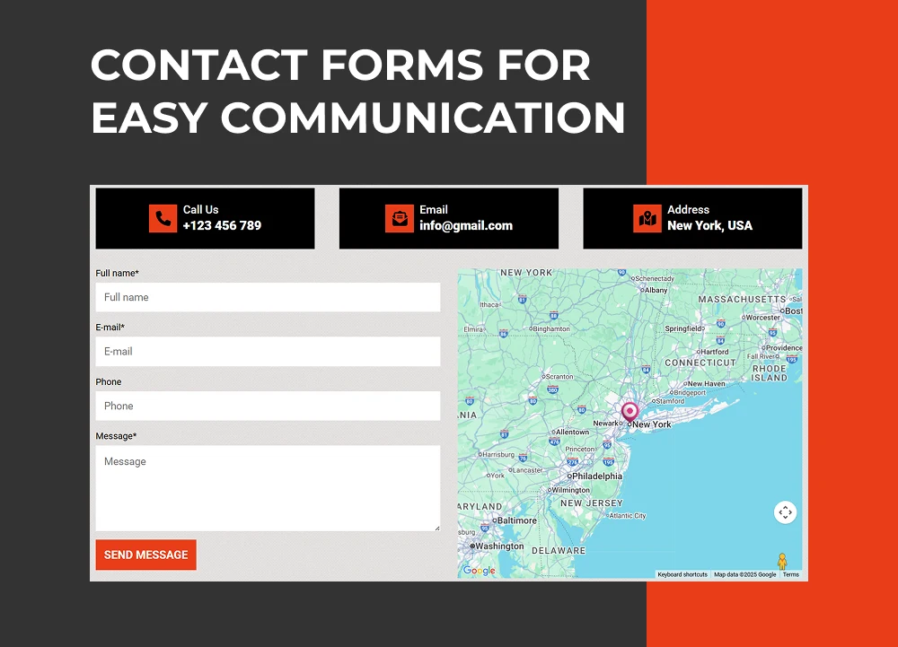vehicle park car rental website template