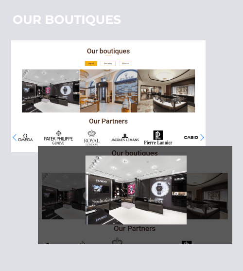 watches shop joomla template boutiques