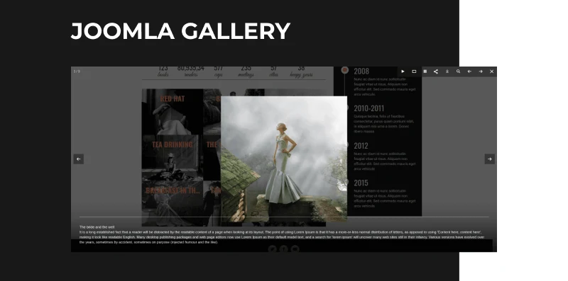 writer author website template joomla gallery