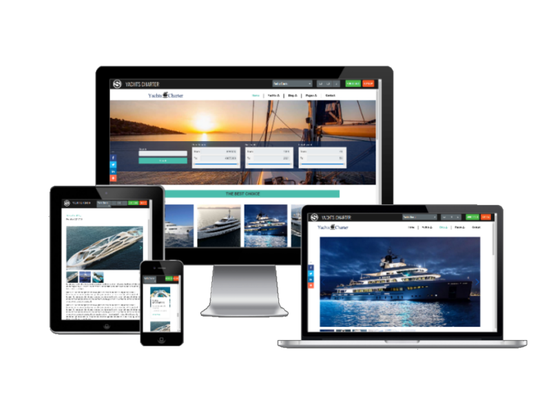 Yachts Charter - Yacht Website Template