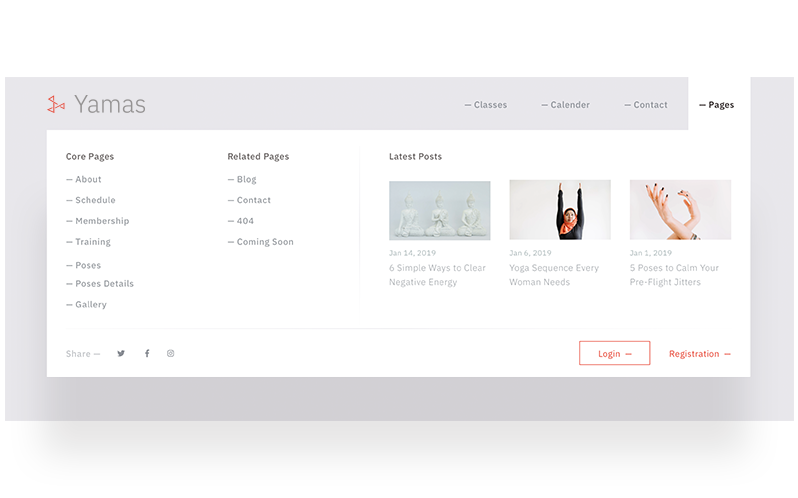 Smart Navigation with Mega Menu